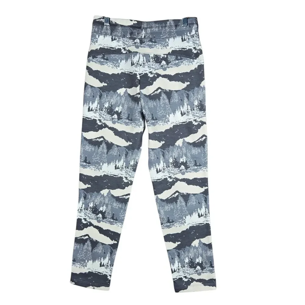 GapFit‎ Pants Kids Medium Gray Nature Mist Fit Tech Joggers Zip Pockets Casual